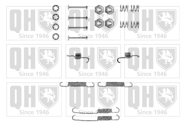 Kit d'accessoires de mâchoire de frein QUINTON HAZELL BFK272