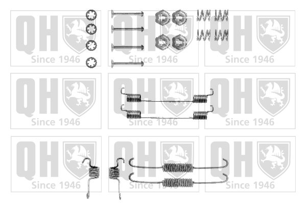 Kit d'accessoires de mâchoire de frein QUINTON HAZELL BFK273