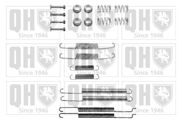 Kit d'accessoires de mâchoire de frein QUINTON HAZELL BFK278