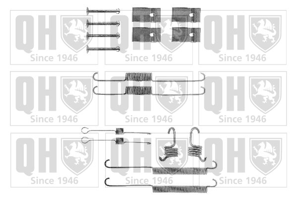 Kit d'accessoires de mâchoire de frein QUINTON HAZELL BFK282