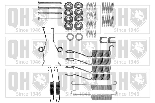 Kit d'accessoires de mâchoire de frein QUINTON HAZELL BFK314