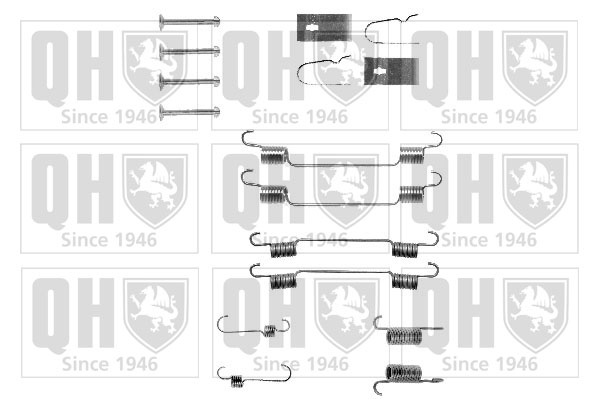 Kit d'accessoires de mâchoire de frein QUINTON HAZELL BFK360