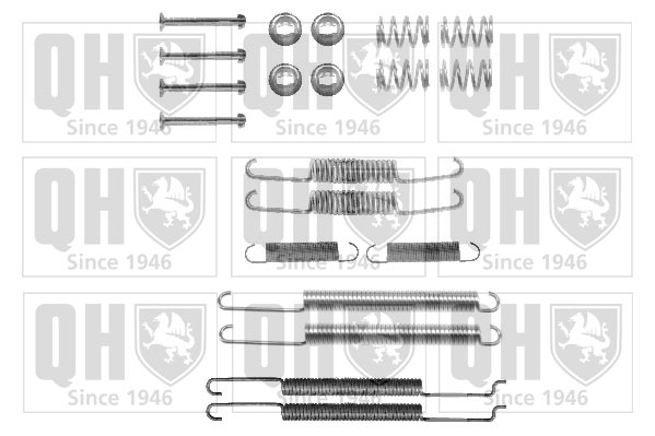 Kit d'accessoires de mâchoire de frein QUINTON HAZELL BFK361