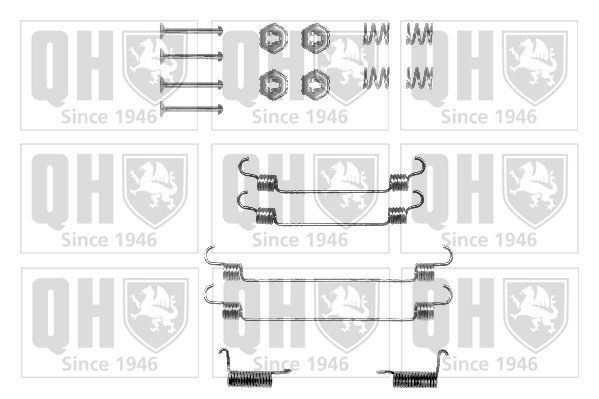 Kit d'accessoires de mâchoire de frein QUINTON HAZELL BFK363