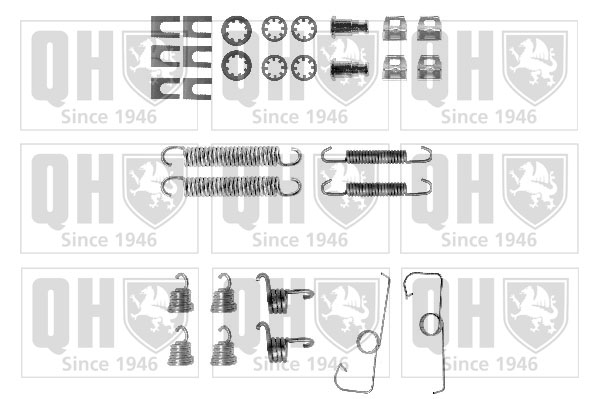 Kit d'accessoires de mâchoire de frein QUINTON HAZELL BFK370