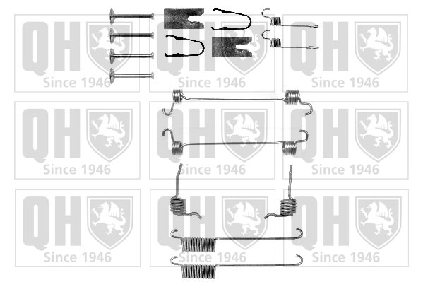 Kit d'accessoires de mâchoire de frein QUINTON HAZELL BFK397