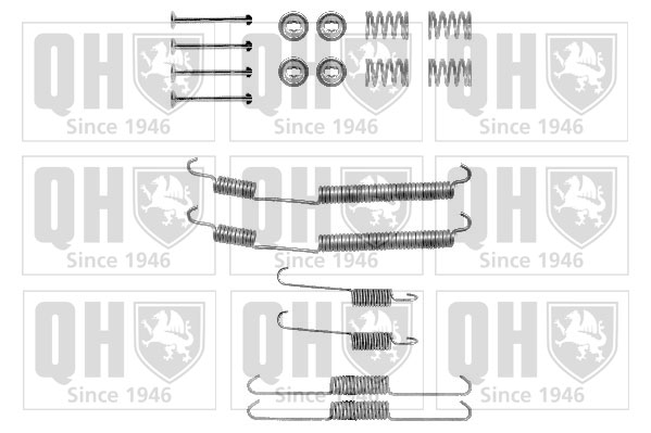 Kit d'accessoires de mâchoire de frein QUINTON HAZELL BFK399