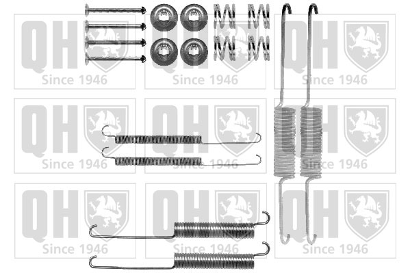 Kit d'accessoires de mâchoire de frein QUINTON HAZELL BFK404