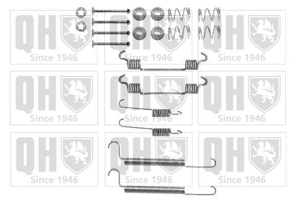 Kit d'accessoires de mâchoire de frein QUINTON HAZELL BFK412