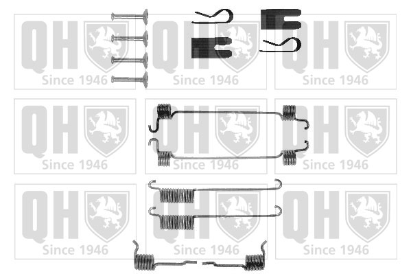 Kit d'accessoires de mâchoire de frein QUINTON HAZELL BFK415