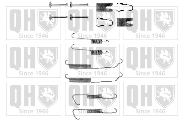 Kit d'accessoires de mâchoire de frein QUINTON HAZELL BFK416