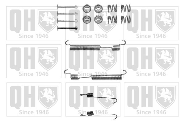 Kit d'accessoires de mâchoire de frein QUINTON HAZELL BFK457