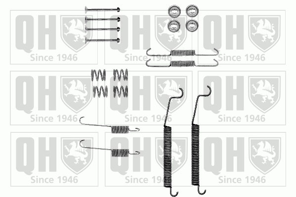 Kit d'accessoires de mâchoire de frein QUINTON HAZELL BFK465