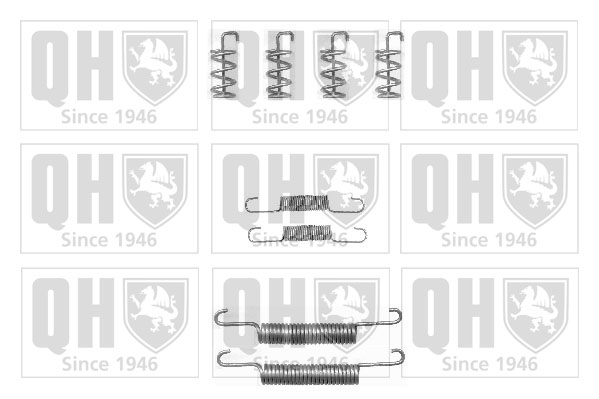 Kit d'accessoires de mâchoires de frein de stationnement QUINTON HAZELL BFK466
