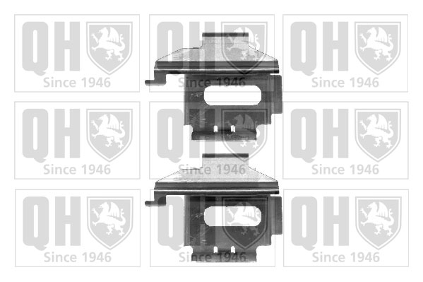 Kit de montage Jeu de 4 plaquettes de frein QUINTON HAZELL BFK910
