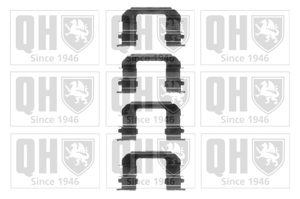 Kit de montage Jeu de 4 plaquettes de frein QUINTON HAZELL BFK914