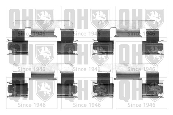Kit de montage Jeu de 4 plaquettes de frein QUINTON HAZELL BFK920