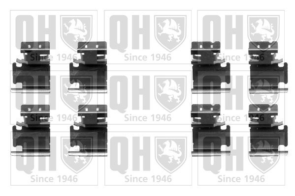 Kit de montage Jeu de 4 plaquettes de frein QUINTON HAZELL BFK924