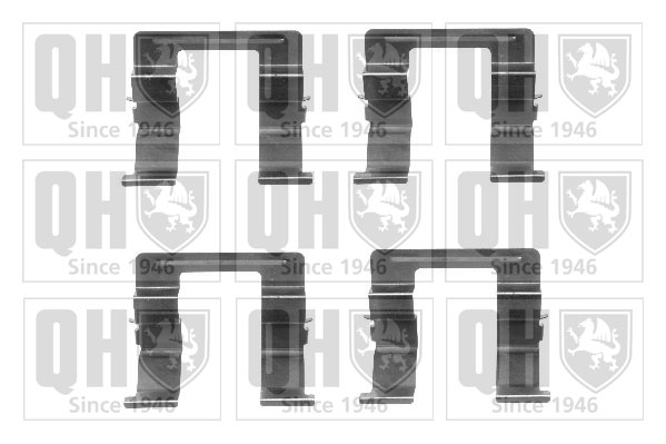 Kit de montage Jeu de 4 plaquettes de frein QUINTON HAZELL BFK928