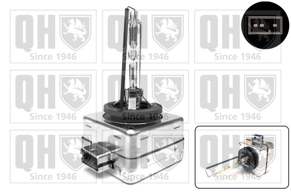 Ampoule D8S Xenon QUINTON HAZELL QBL665G (vendu à l'unité)