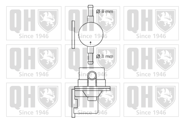 Pompe à carburant QUINTON HAZELL QFP164