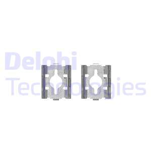 Kit de montage Jeu de 4 plaquettes de frein DELPHI LX0328