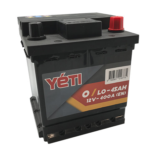 YETI - Batterie voiture 12V - 45AH 400A L0 (n°0)