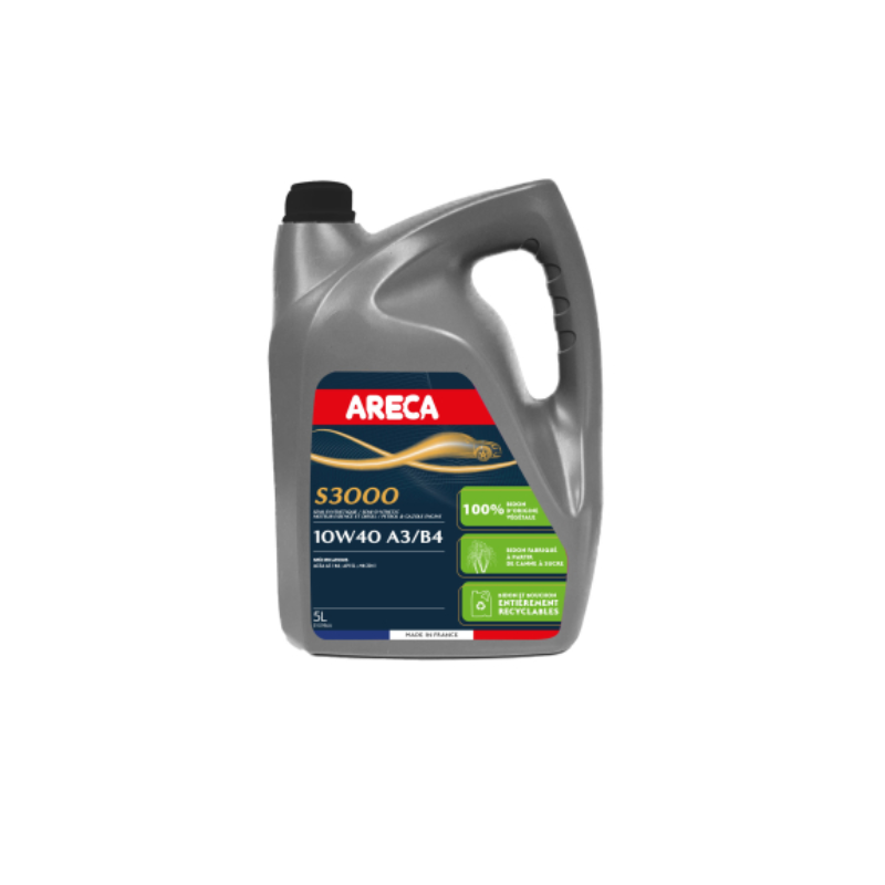 Huile moteur essence/diesel 5L ARECA 10W40 (S3000) - Carter-Cash