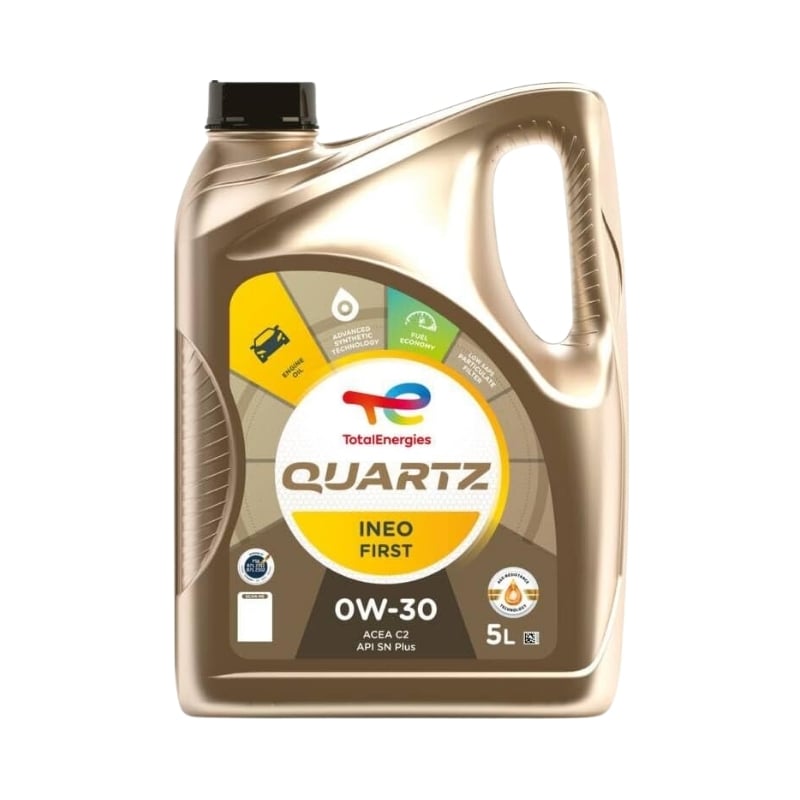 TotalEnergies Quartz Ineo First 0W30, Huile moteur essence et Diesel, 5 Litres CarterCash