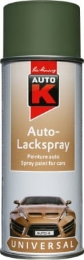 PEINTURE SPRAY 400ML PLASTIQUE VERT MILITAIRE