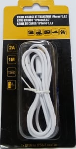 Câble USB pour Iphone 5/6 de 1 m