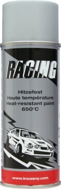 Peinture spray 400 ml argent 650°