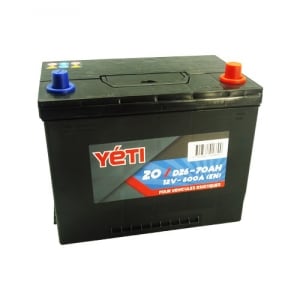 YETI - Batterie voiture 12V 70AH 600A (n°20)