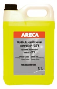 Liquide de refroidissement -25°C 5 litres ARECA (Orgagel type D spécial Renault)