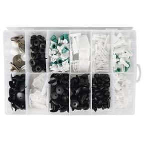 Coffret 255 clips garniture