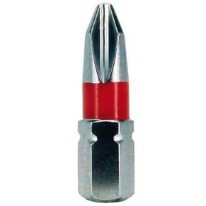 EMBOUTS CODE COULEUR 1/4 - PHILLIPS 2 (25MM) - 3PC/JEU