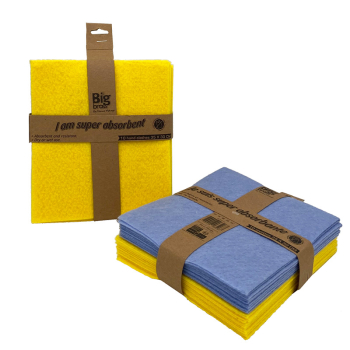 Paquet de 10 lavettes synthétiques 35 x 30 cm