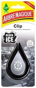 Désodorisant clip black ice ARBRE MAGIQUE