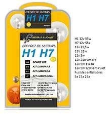Coffret ampoules avec fusibles H1/H7