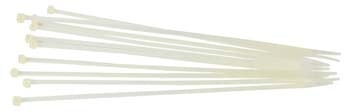 Sachet de 10 rislans attache rapide coloris blanc 3.6x300 mm