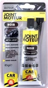 Pate Joint auto NOIR 80 ml silicone à haute température COLLEX BLACK S –  KARIBPARTS