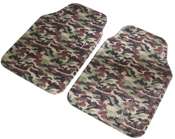 Lot de 2 tapis pvc camouflage