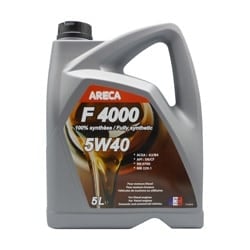 Huile moteur Areca 5W40 (Fortax F4000) 5 litres