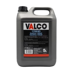 Huile moteur Valco 15W40 essence/diesel 5 litres
