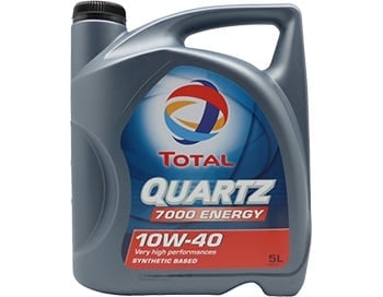 10W40 TOTAL 5L (QUARTZ 7000 ENERGY A3/B3/500.00 505.00, E/D)