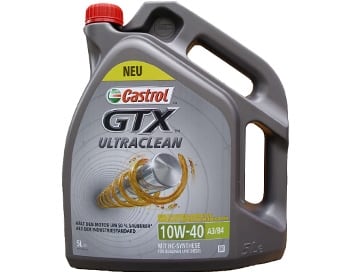 10W40 CASTROL 5L (GTX ULTRACLEAN)