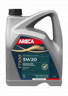 Huile moteur Areca 5W20 (F7500, ecoboost) 5 litres