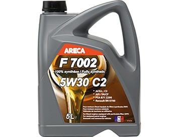 Huile moteur Areca 5W30 (C2, FAP, Fortax F7002) 5 litres