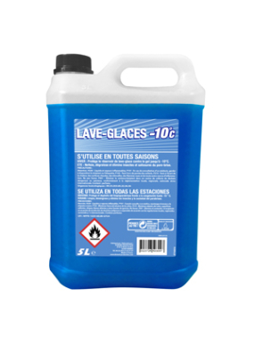 Lave-glace hiver -10°C sans méthanol 5 litres