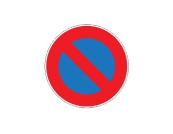 Disque de stationnement interdit